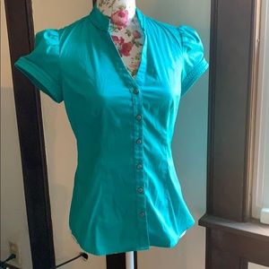 Braided detail button down💖